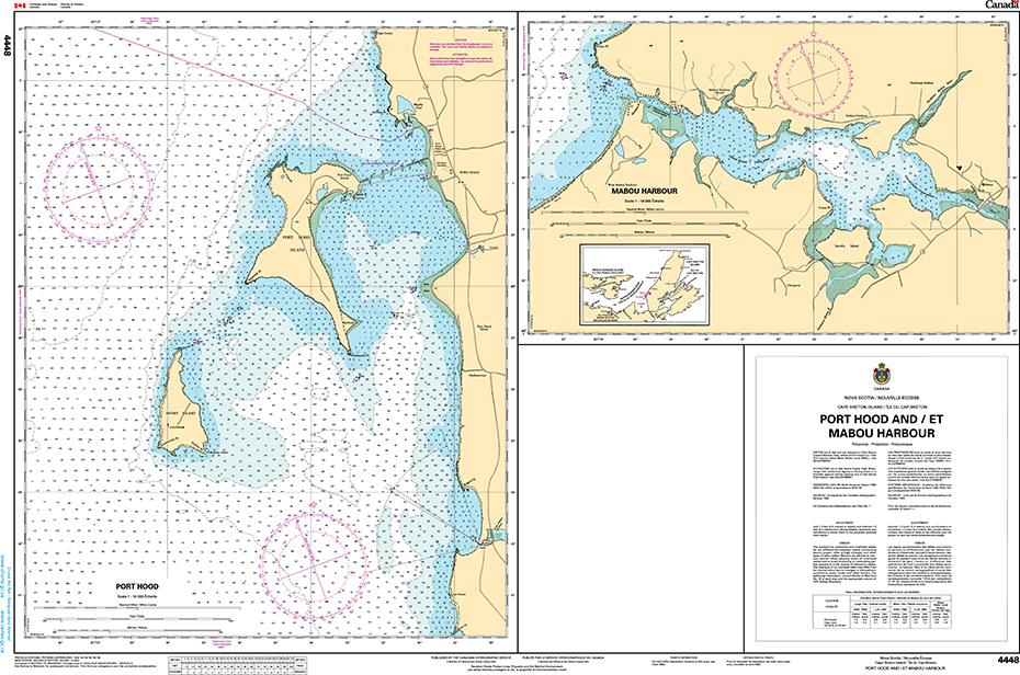 CHS Print-on-Demand Charts Canadian Waters-4448: Port Hood and/et Mabou Harbour, CHS POD Chart-CHS4448