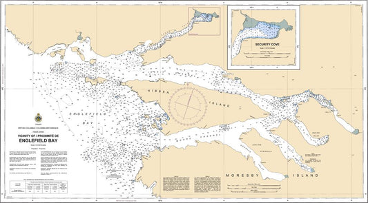 CHS Chart 3865: Vicinity of Englefield Bay