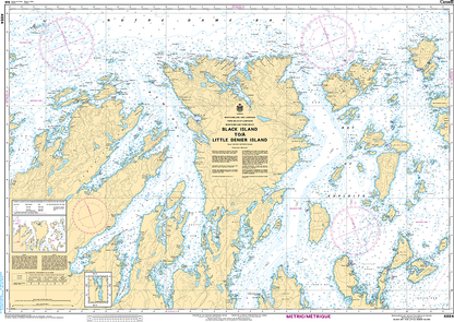 CHS Print-on-Demand Charts Canadian Waters-4864: Black Island to/€ Little Denier Island, CHS POD Chart-CHS4864