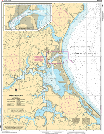 CHS Print-on-Demand Charts Canadian Waters-4492: Cascumpeque Bay, CHS POD Chart-CHS4492