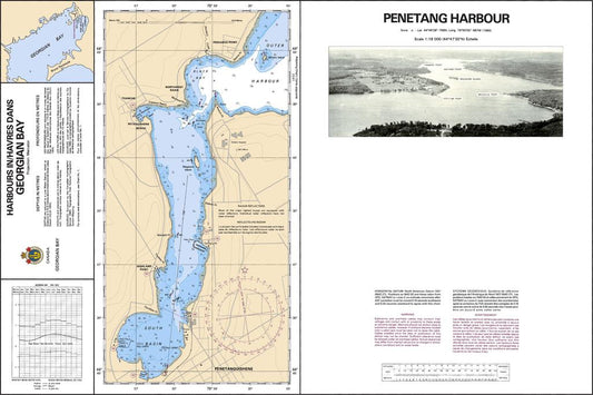 CHS Chart 2218: Penetang Harbour