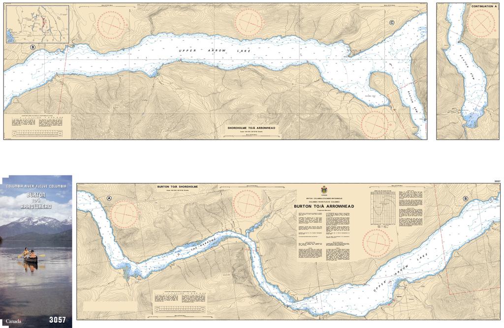 CHS Chart 3057: Burton to/à Arrowhead