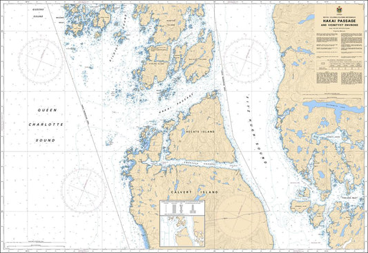 CHS Chart 3935: Hakai Passage and Vicinity/et Environs