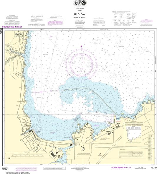 NOAA Chart 19324: Island Of Hawai'i - Hilo Bay