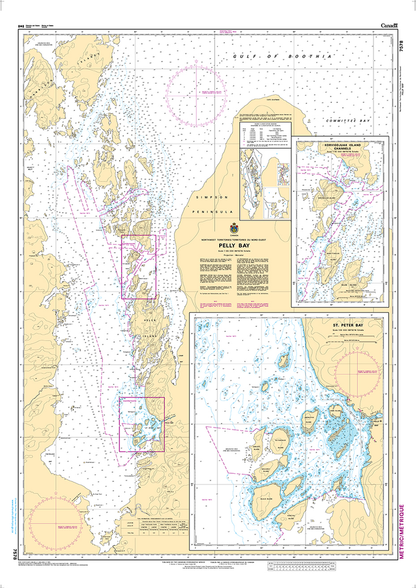 CHS Print-on-Demand Charts Canadian Waters-7578: Pelly Bay, CHS POD Chart-CHS7578