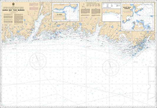 CHS Chart 4824: Garia Bay to / à Burgeo