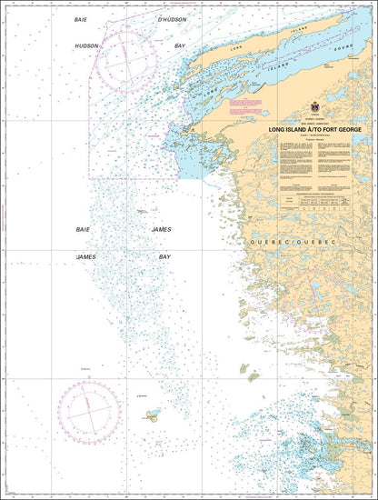 CHS Chart 5801: Long Island à/to Fort George