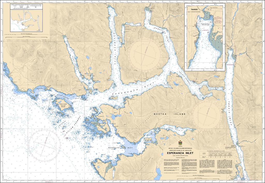 CHS Chart 3676: Esperanza Inlet