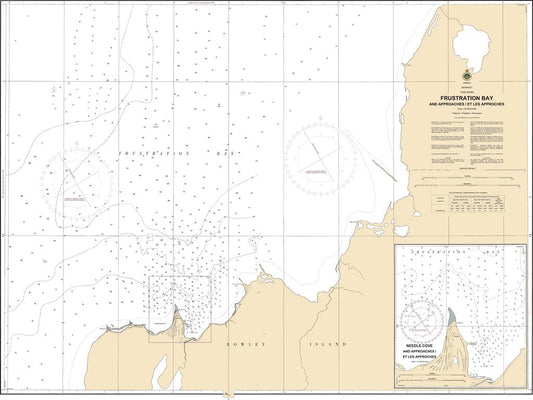 CHS Chart 7465: Frustration Bay and Approaches/et les Approches