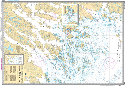 CHS Print-on-Demand Charts Canadian Waters-5047: Winsor Harbour Island to/aux Kikkertaksoak Islands, CHS POD Chart-CHS5047