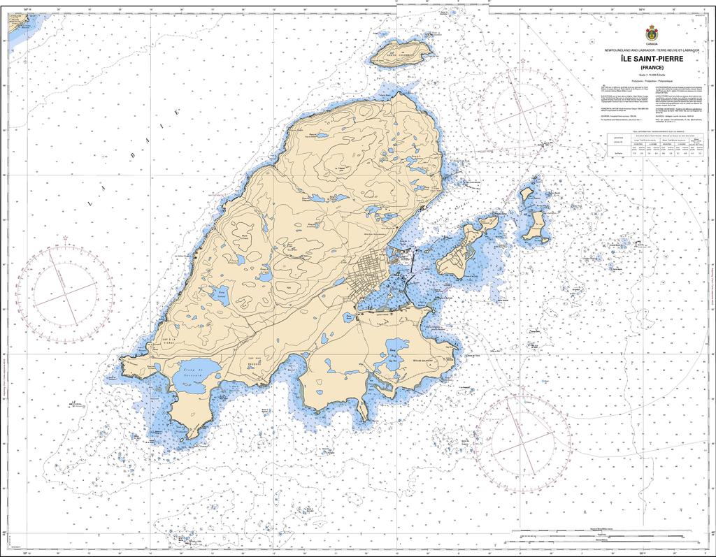 CHS Chart 4643: Île Saint-Pierre (France)