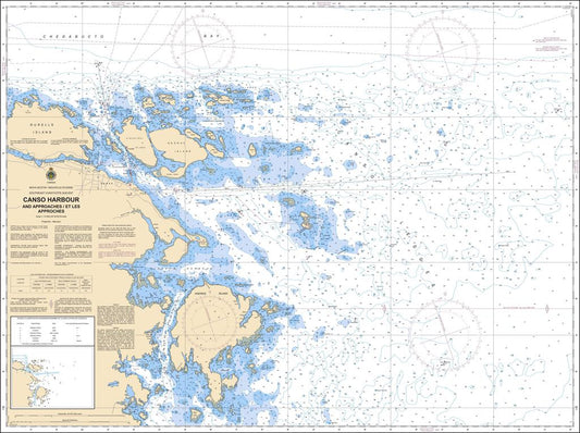 CHS Chart 4281: Canso Harbour and Approaches / et les Approches