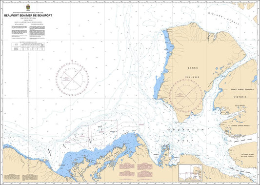 CHS Chart 7600: Beaufort Sea/ Mer de Beaufort