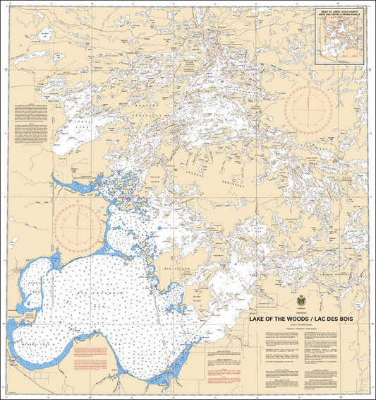 CHS Chart 6201: Lake of the Woods / Lac des Bois