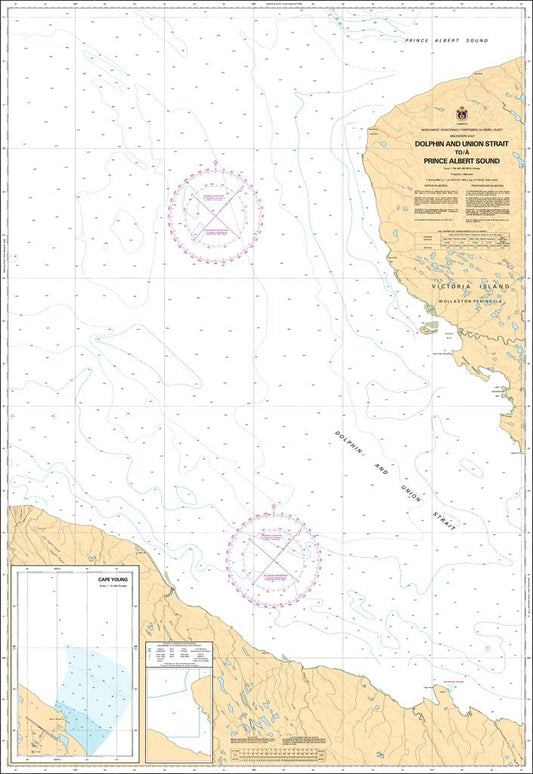 CHS Chart 7667: Dolphin and Union Strait To/ A Prince Albert Sound