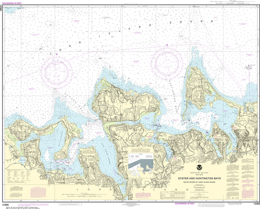 NOAA Chart 12365: South Shore of Long Island Sound - Oyster and Huntington Bays