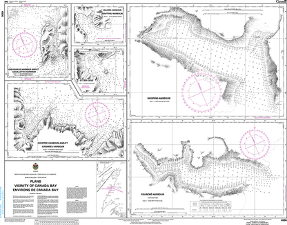 CHS Print-on-Demand Charts Canadian Waters-4506: Plans - Vicinity of Canada Bay/Environs de Canada Bay, CHS POD Chart-CHS4506