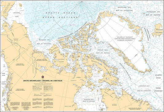 CHS Chart 7000: Arctic Archipelago / Archipel de lArctique