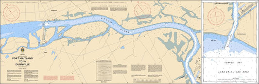 CHS Chart 2140: Port Maitland to/à Dunnville