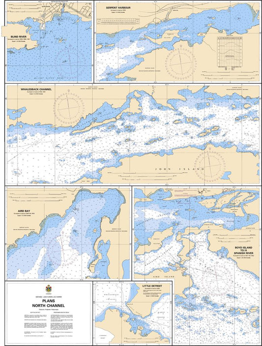 CHS Chart 2268: Plans North Channel