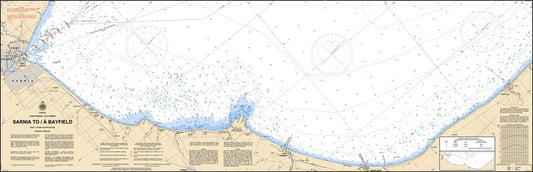 CHS Chart 2260: Sarnia to/à Bayfield