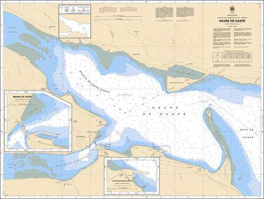 CHS Chart 4416: Havre de Gaspé