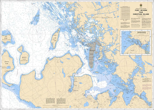 CHS Chart 2241: Port Severn to/à Christian Island