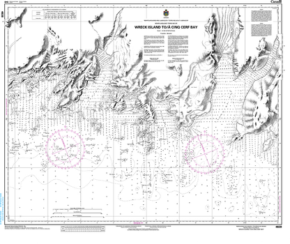 CHS Print-on-Demand Charts Canadian Waters-4638: Wreck Island to/€ Cinq Cerf Bay, CHS POD Chart-CHS4638