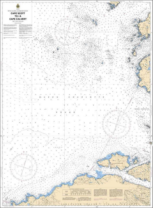 CHS Chart 3598: Cape Scott to Cape Calvert