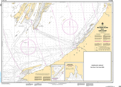 CHS Print-on-Demand Charts Canadian Waters-5707: BЋlanger Island to/€ Long Island, CHS POD Chart-CHS5707