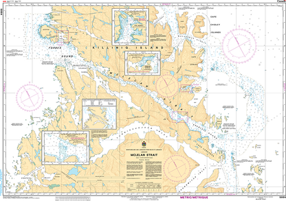 CHS Print-on-Demand Charts Canadian Waters-5064: McLelan Strait, CHS POD Chart-CHS5064