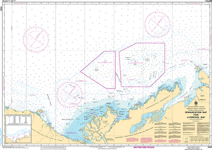 CHS Print-on-Demand Charts Canadian Waters-7620: Demarcation Bay to/€ Liverpool Bay, CHS POD Chart-CHS7620