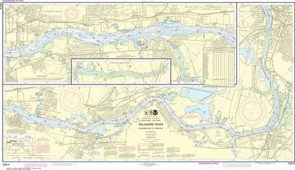 NOAA Chart 12314: Delaware River - Philadelphia to Trenton