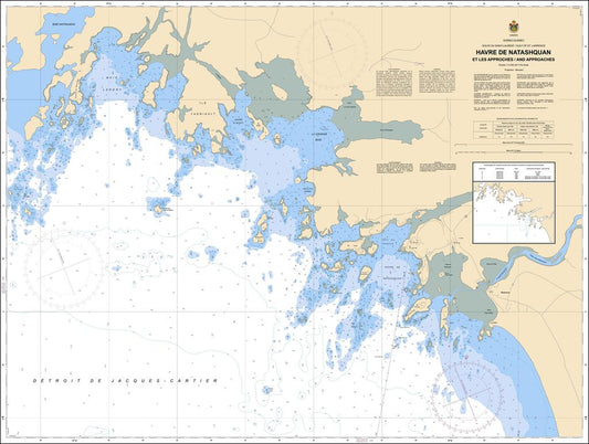 CHS Chart 4428: Havre de Natashquan et les approches/and Approaches