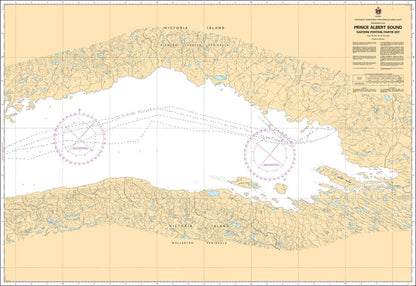 CHS Chart 7669: Prince Albert Sound Eastern Portion/Partie Est