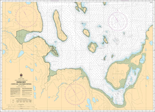 CHS Chart 5464: Diana Bay (Partie Sud/Southern Portion)