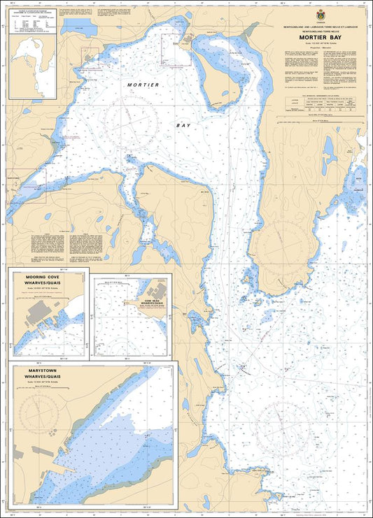 CHS Chart 4587: Mortier Bay