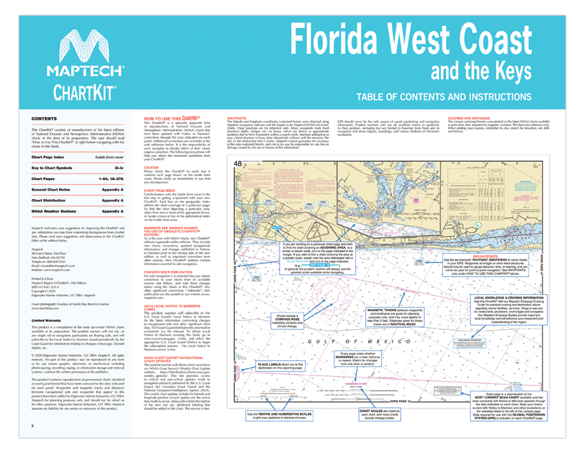 ChartKit Region 8: Florida West Coast and the Keys (16th Ed)