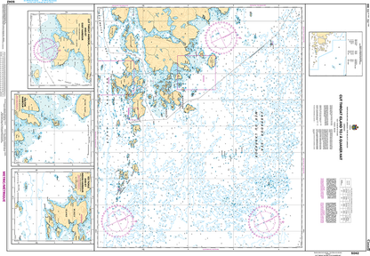 CHS Print-on-Demand Charts Canadian Waters-5042: Cut Throat Island to/€ Quaker Hat, CHS POD Chart-CHS5042