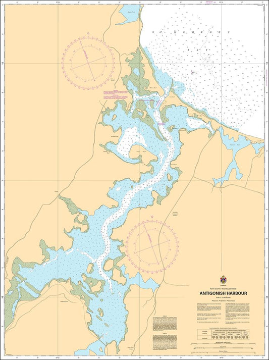 CHS Chart 4446: Antigonish Harbour