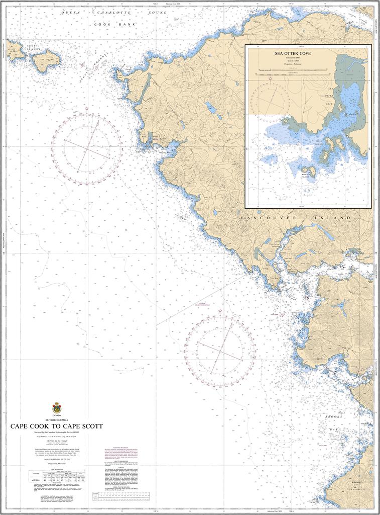 CHS Chart 3624: Cape Cook to Cape Scott