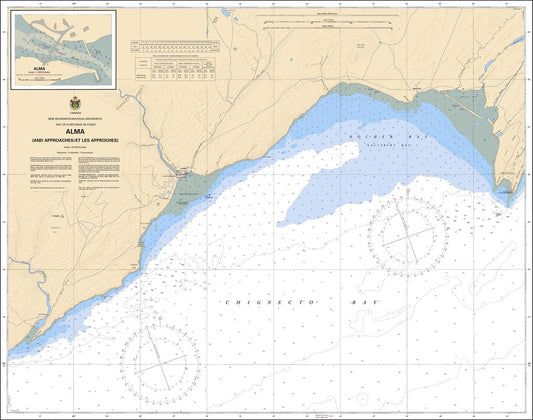 CHS Chart 4337: Alma (and Approaches / et les Approaches)