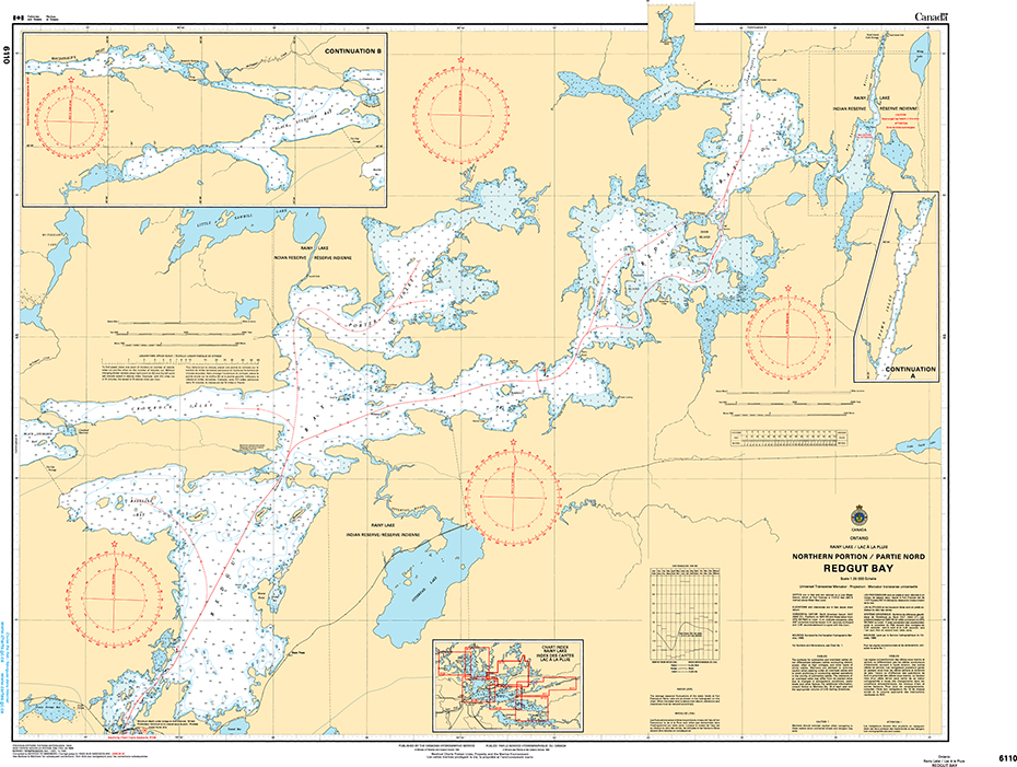 CHS Print-on-Demand Charts Canadian Waters-6110: Redgut Bay, CHS POD Chart-CHS6110