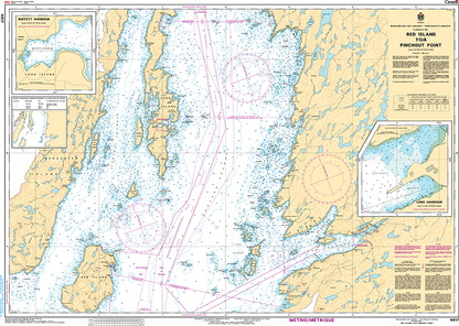 CHS Print-on-Demand Charts Canadian Waters-4617: Red Island to / € Pinchgut Point, CHS POD Chart-CHS4617