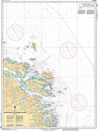 CHS Print-on-Demand Charts Canadian Waters-4703: White Point to / € Corbet Island, CHS POD Chart-CHS4703