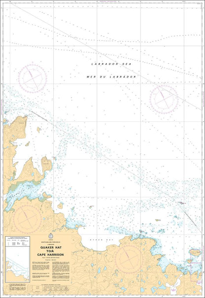 CHS Chart 5043: Quaker Hat to / à Cape Harrison