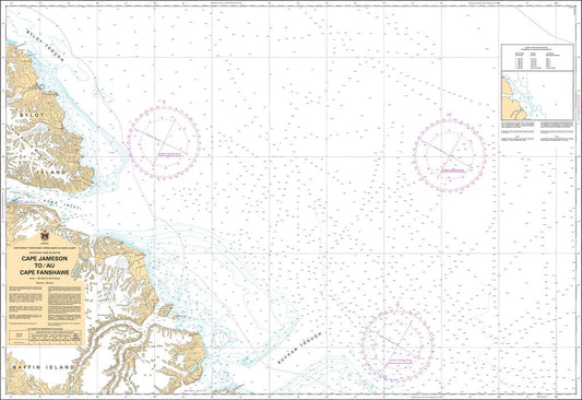 CHS Chart 7566: Cape Jameson to/au Cape Fanshawe