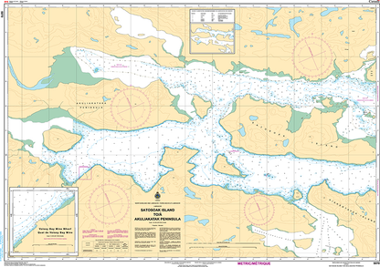 CHS Print-on-Demand Charts Canadian Waters-5070: Satosoak Island to/ˆ Akuliakatak Peninsula, CHS POD Chart-CHS5070