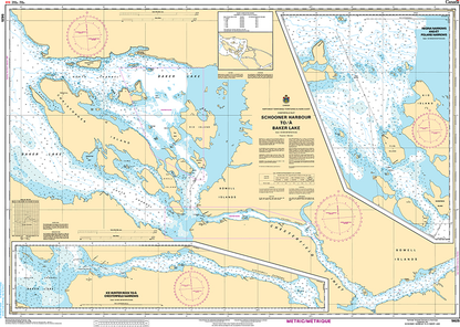 CHS Print-on-Demand Charts Canadian Waters-5625: Schooner Harbour to/€ Baker Lake, CHS POD Chart-CHS5625
