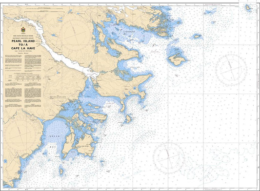 CHS Chart 4384: Pearl Island to / à Cape La Have